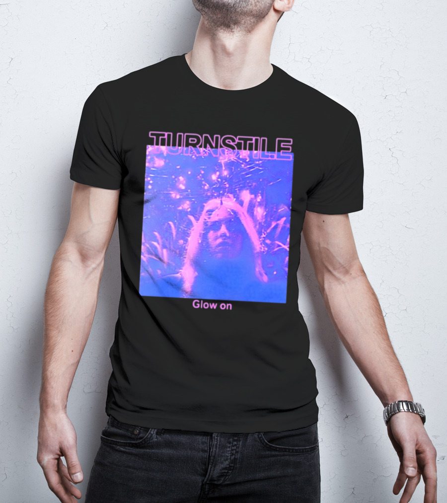 Turnstile Glow On Psychedelic Purple T-Shirt
