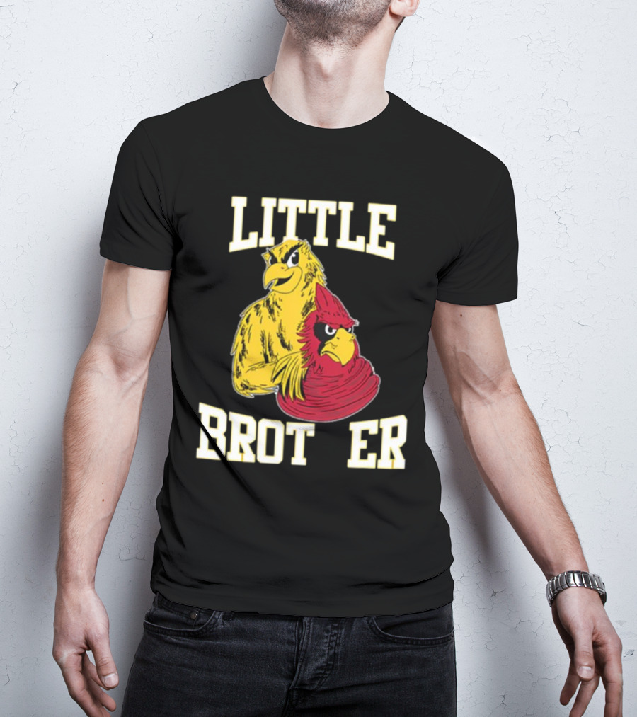 LITTLE BROTHER Iowa Hawkeyes Iowa State Cyclones Rivalry T-Shirt