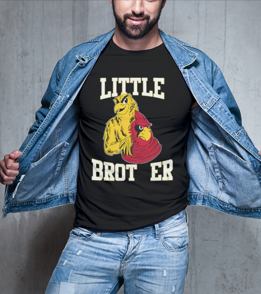 LITTLE BROTHER Iowa Hawkeyes Iowa State Cyclones Rivalry T-Shirt