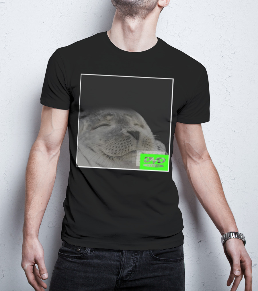 Bouncing DVD Hits Corner Idle Screen Meme Relaxed Seal T-Shirt