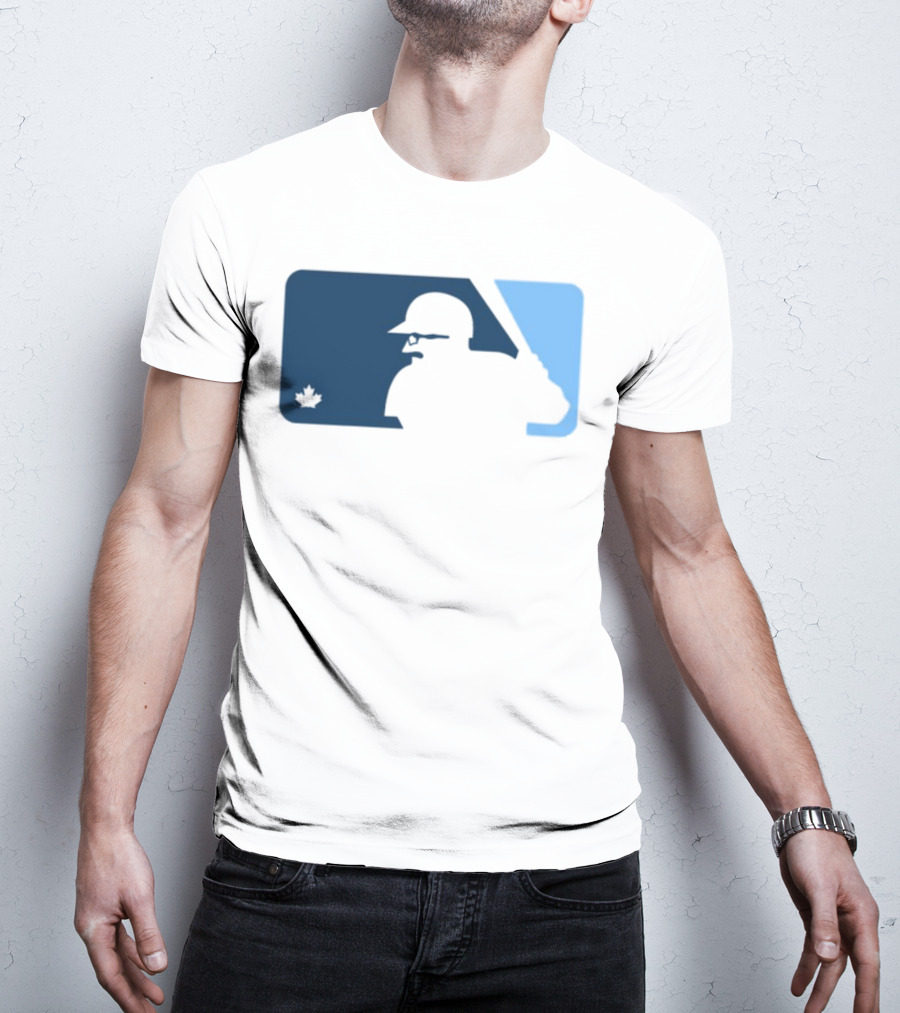 Davis Schneider's Babe Schneider Baseball Silhouette With Canadian T-Shirt