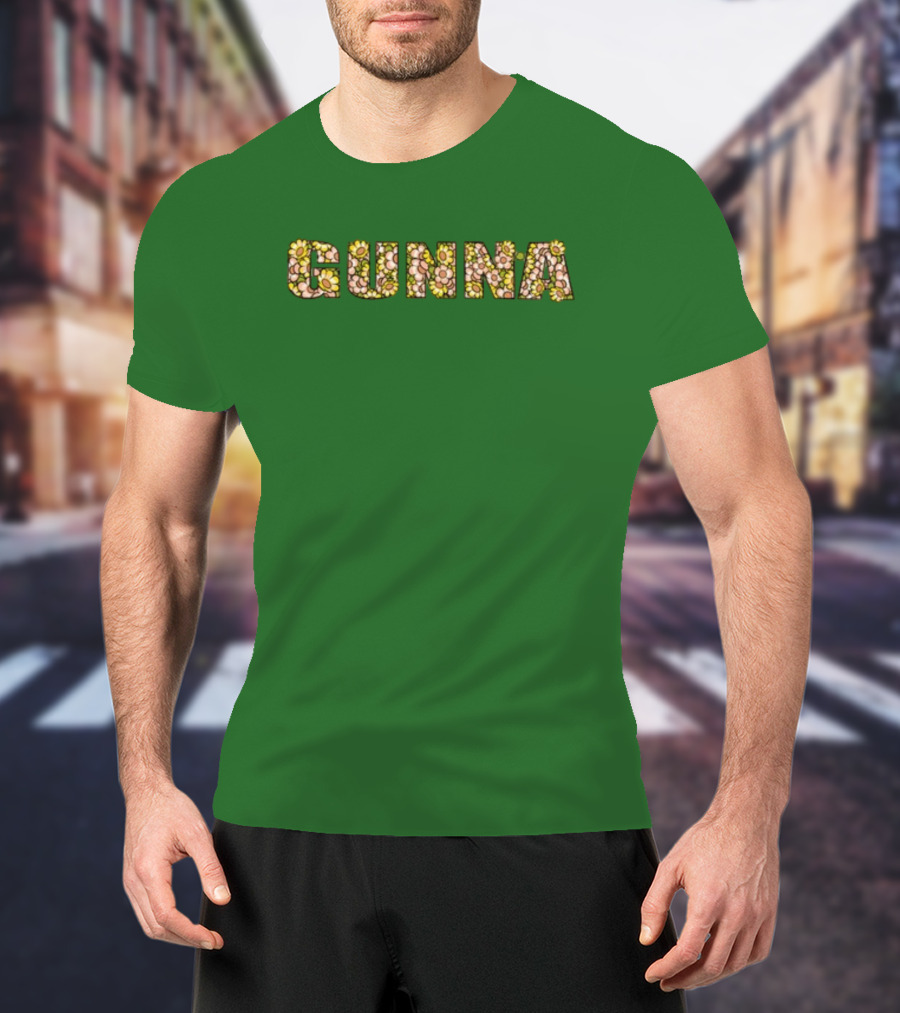 Gunna Wunna Floral Pattern Wun Night Only T-Shirt