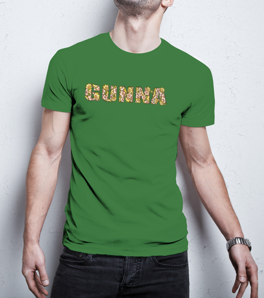 Gunna Wunna Floral Pattern Wun Night Only T-Shirt