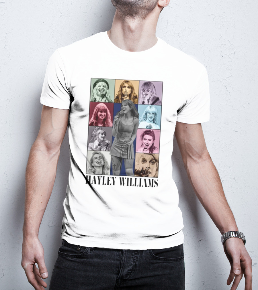 Vuccie Hayley Williams Paramore Collage Pop Art Photos T-Shirt