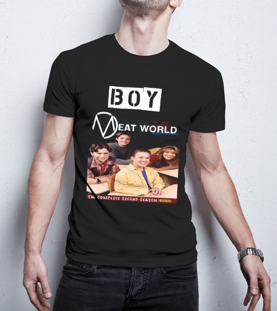 Boy Meat World The Complete Second Season DVD Cast Classroom T-Shirt
