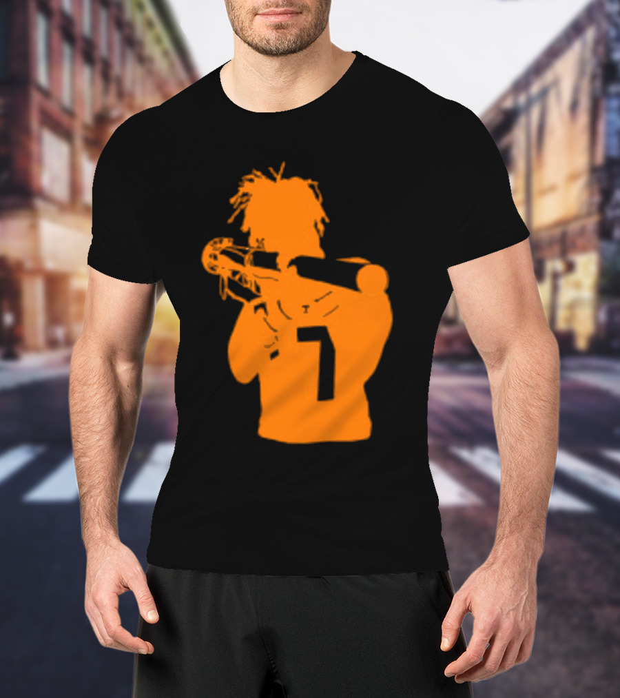 Vol Locked And Loaded Number 7 Football Rocket T-Shirt