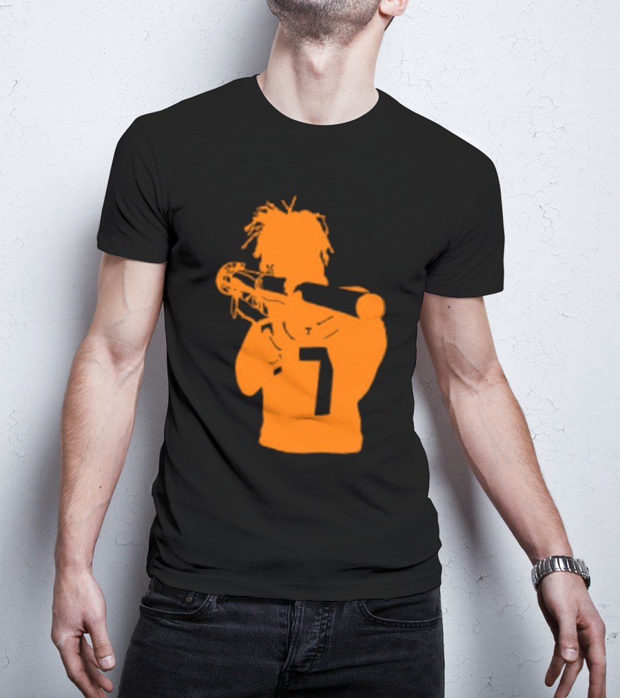 Vol Locked And Loaded Number 7 Football Rocket T-Shirt