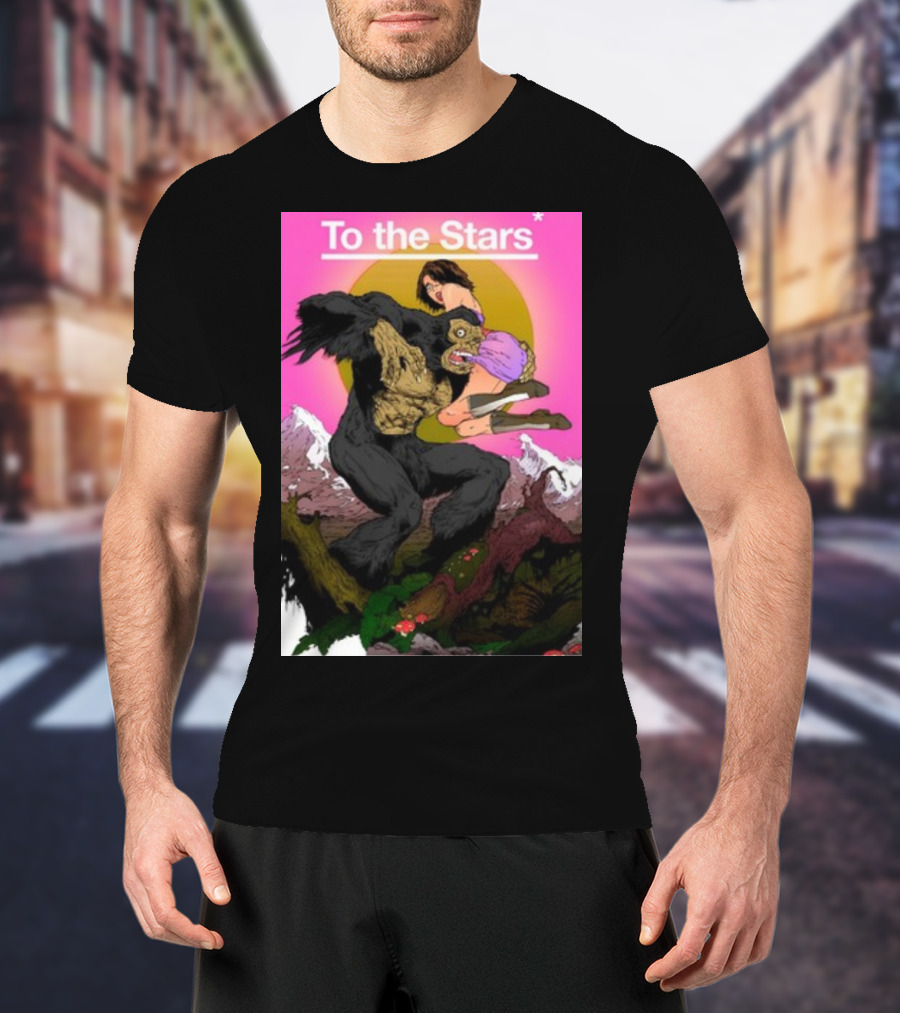 To The Stars Bigfoot Comic By Thomas Tenney T-Shirt