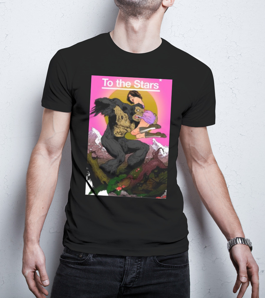 To The Stars Bigfoot Comic By Thomas Tenney T-Shirt