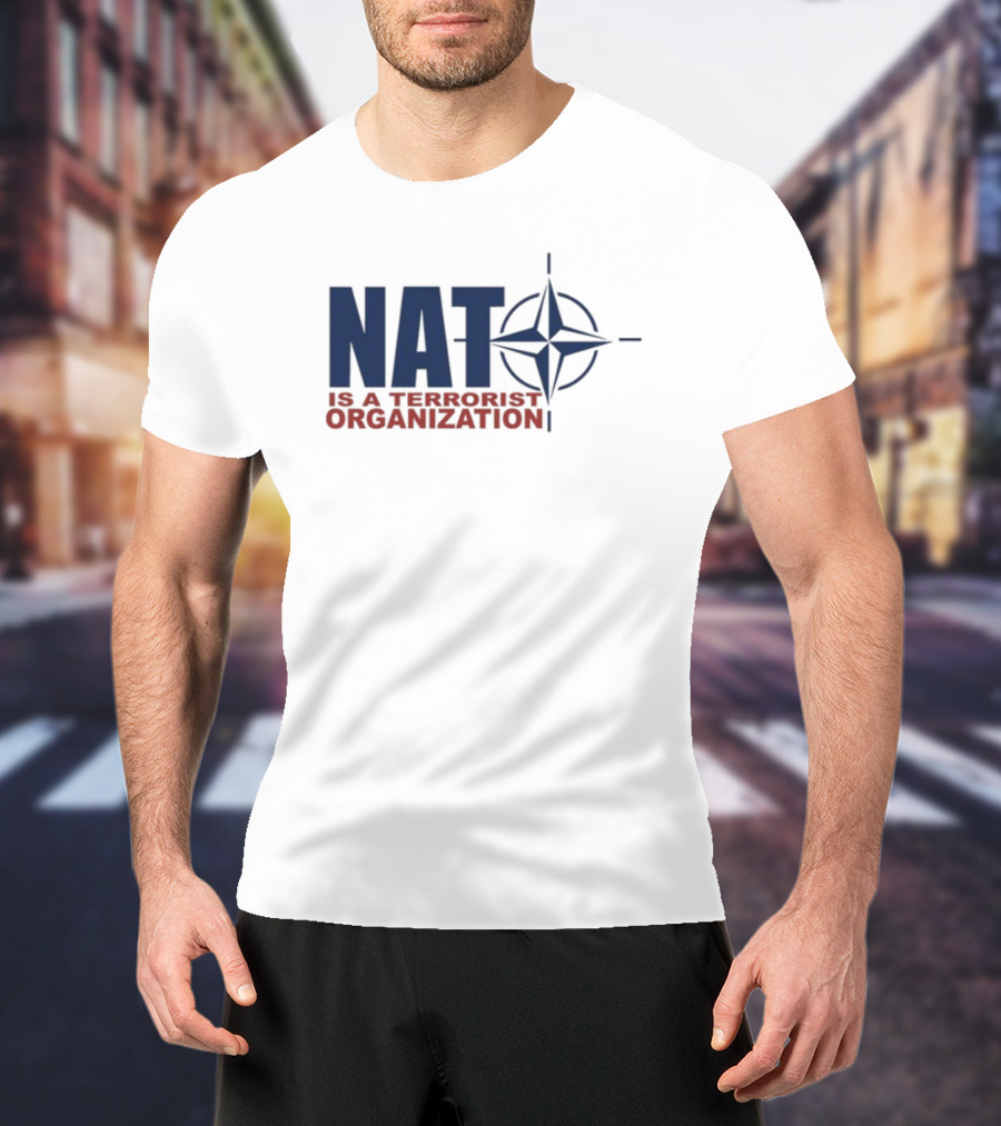Revolutionary Blackout Network Nat Is A Terrorist Organization NATO T-Shirt