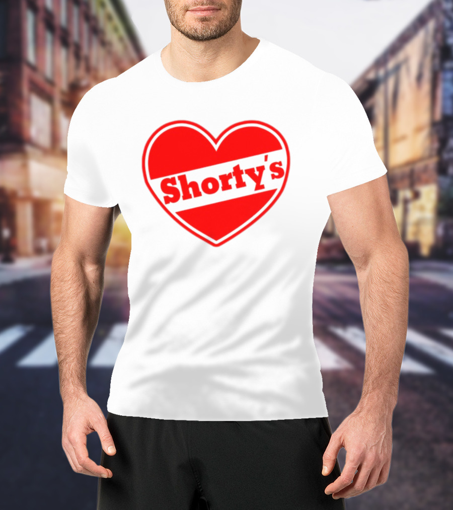 Shorty's Heart Logo Red Heart T-Shirt
