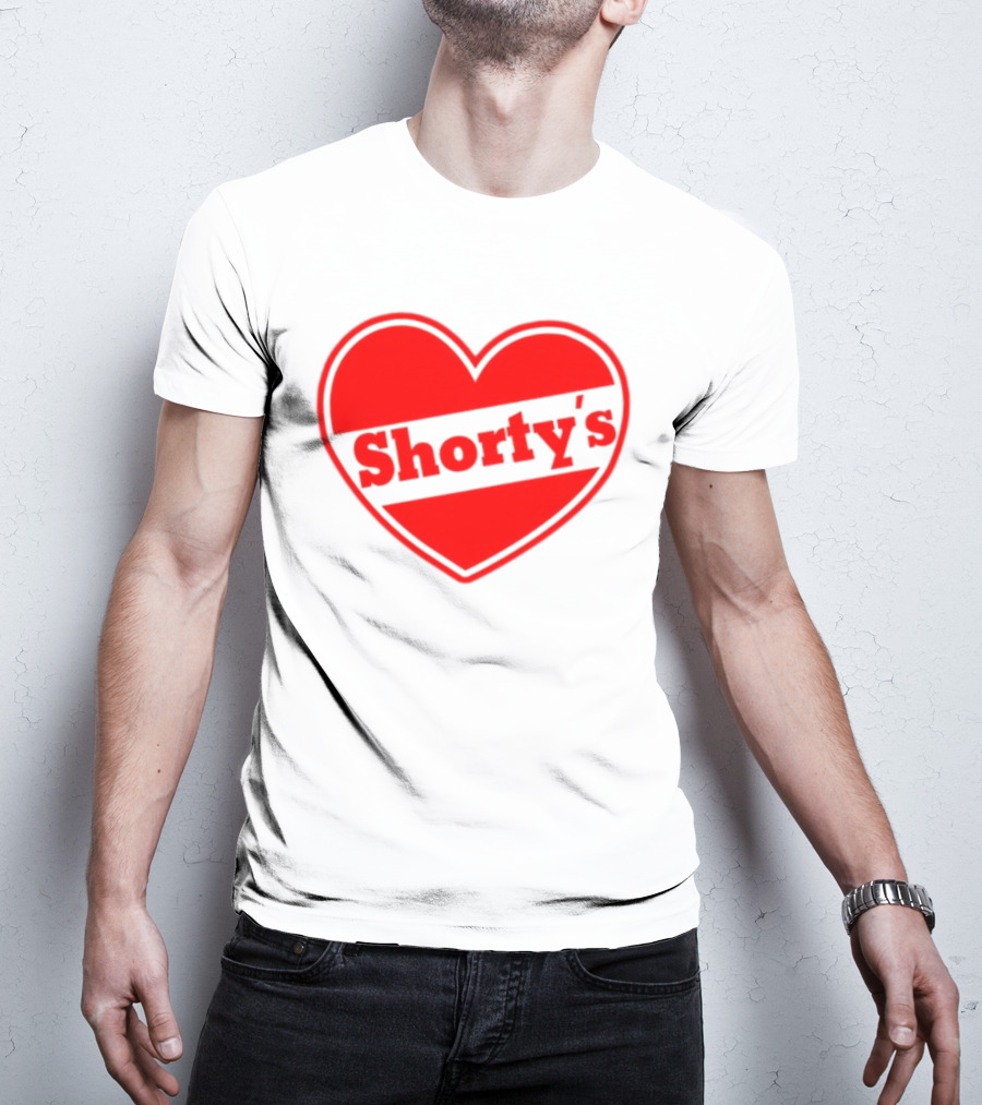 Shorty's Heart Logo Red Heart T-Shirt