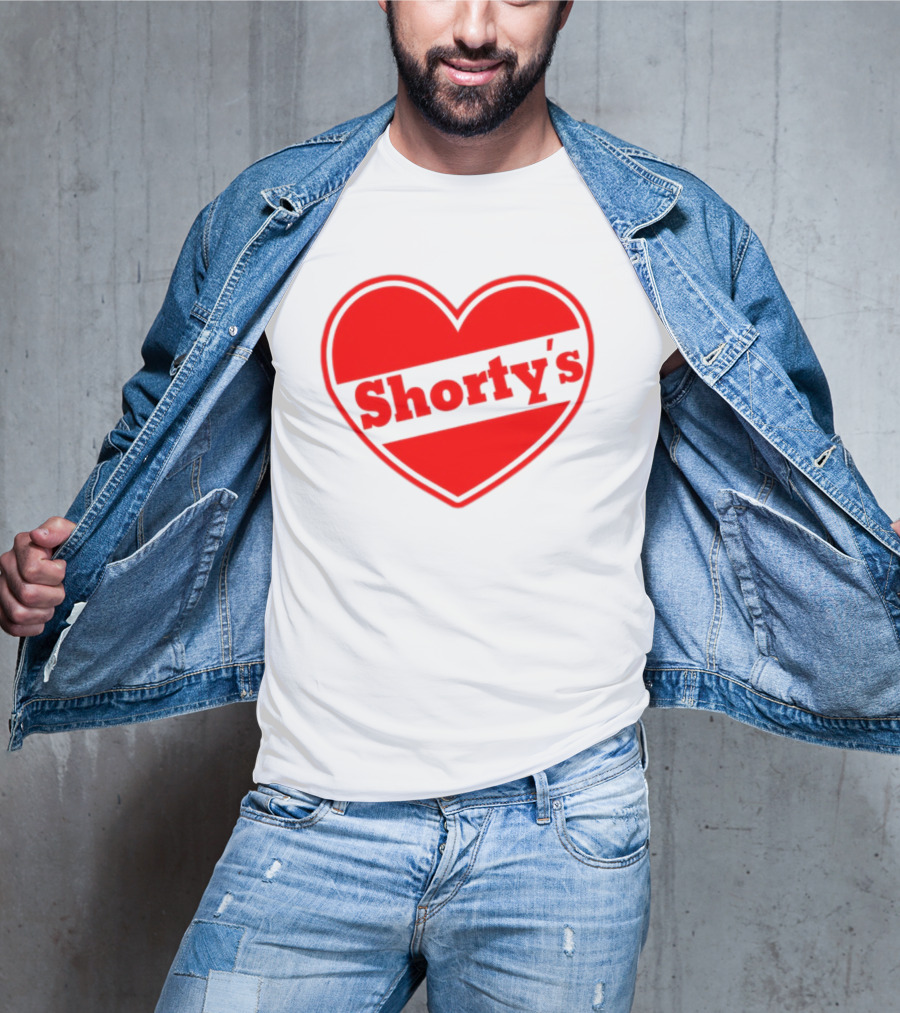 Shorty's Heart Logo Red Heart T-Shirt
