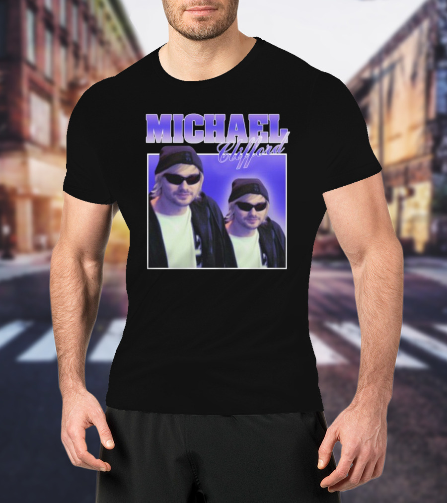Tha5SOSFamily Vintage Michael Clifford Double Portrait T-Shirt