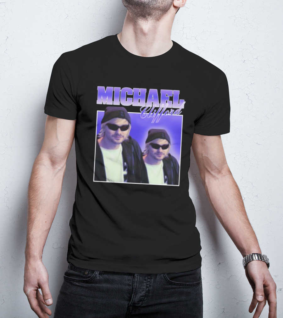 Tha5SOSFamily Vintage Michael Clifford Double Portrait T-Shirt