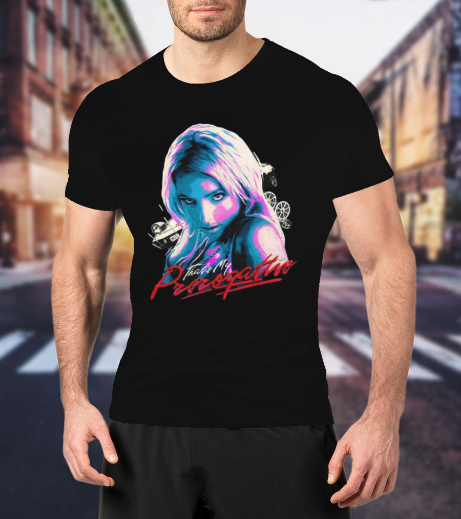 Nordacious Britney Spears That's My Prerogative Retro Car Aesthetic T-Shirt