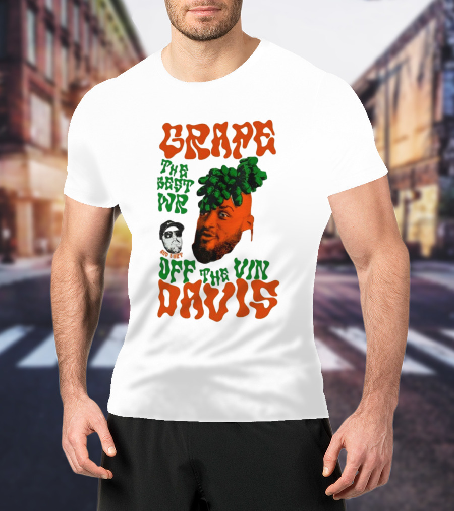 Grape Davis The Best WR Off The Vine T-Shirt
