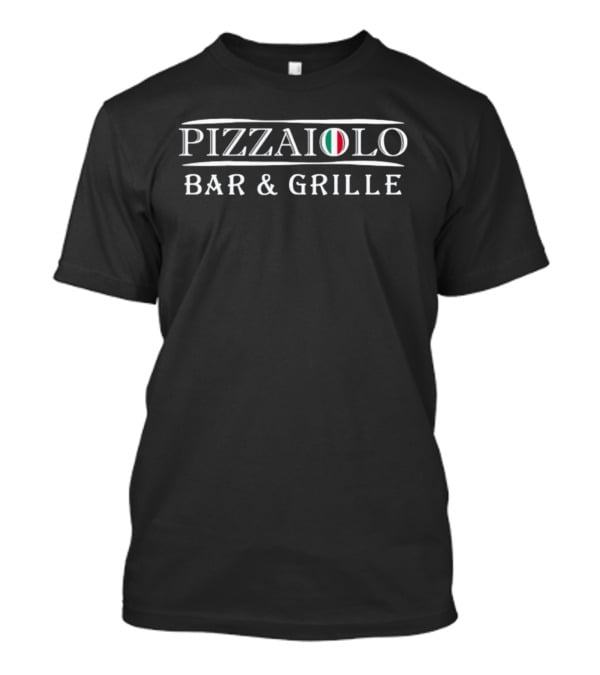 Pizzaiolo Bar And Grille Pie Till I Die Italian Flag Line T-Shirt