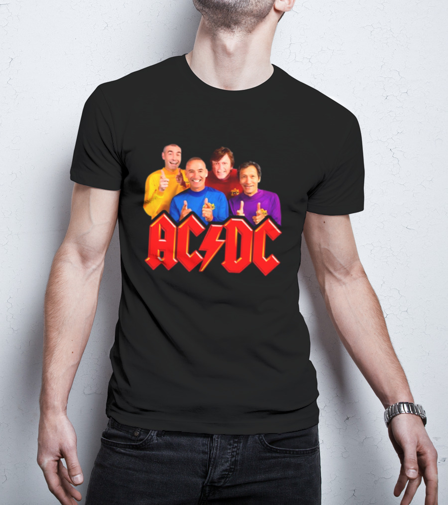 AC/DC Meets The Wiggles For Those About To Wiggle T-Shirt