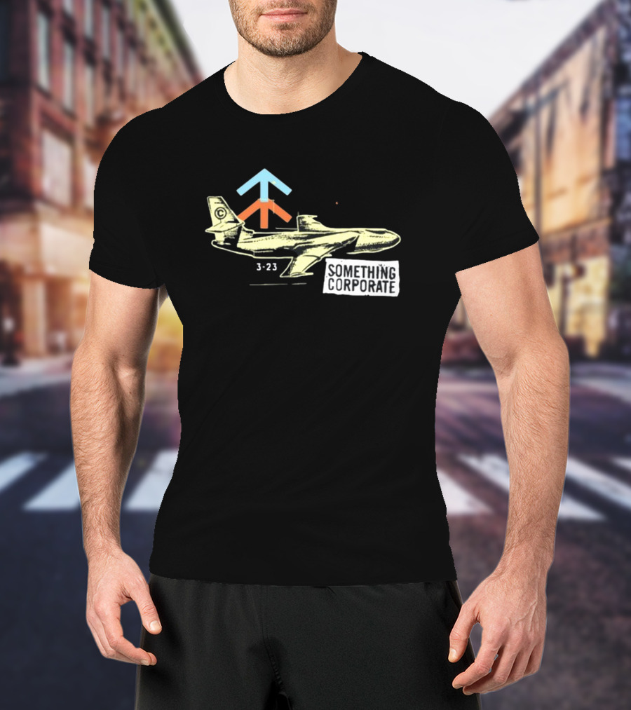 Something Corporate North Airplane 3-23 T-Shirt
