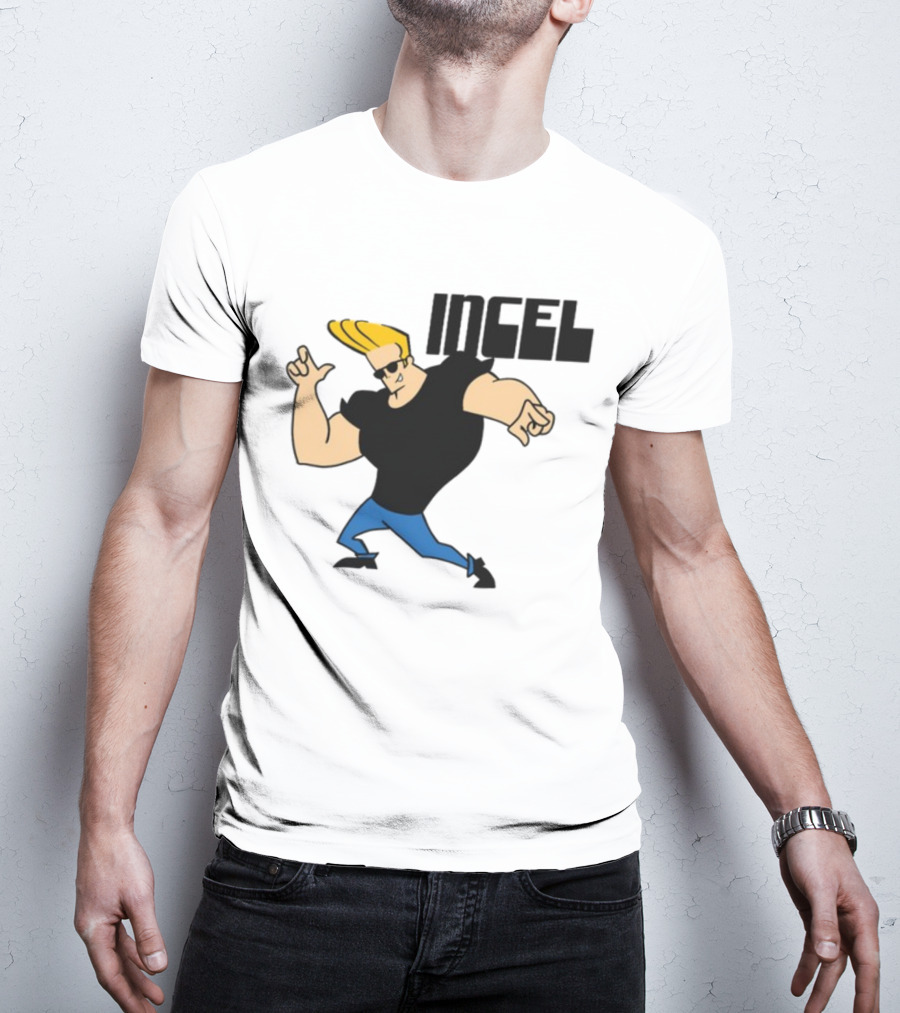 Incel Character With Blond Hair And Sunglasses T-Shirt