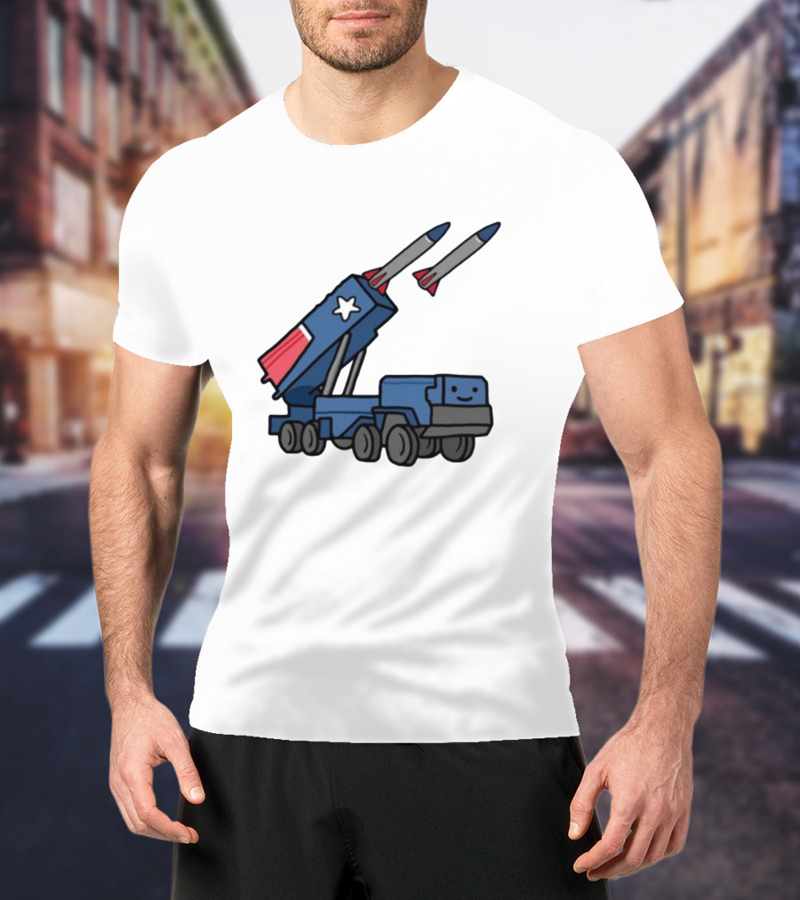 New England Patriots Missile Launcher Truck T-Shirt