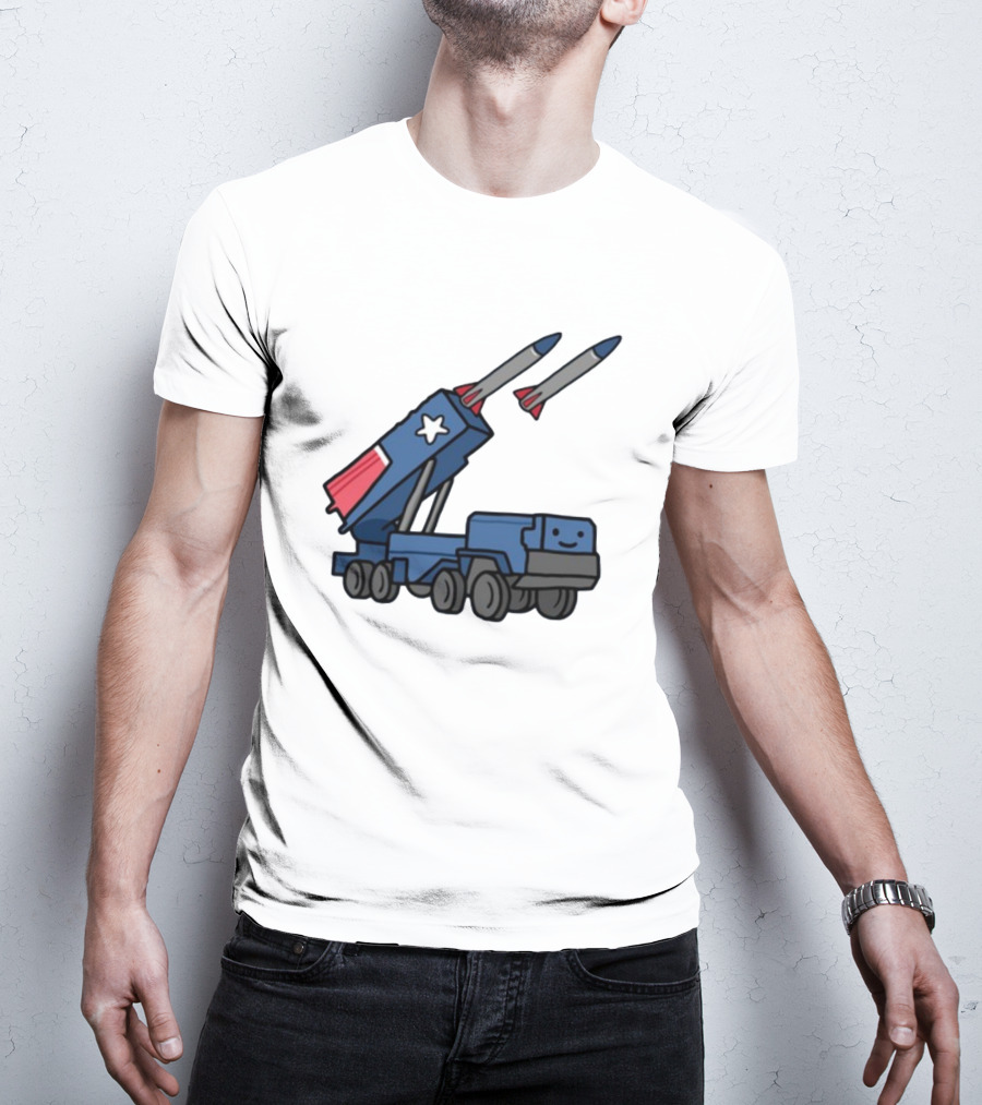 New England Patriots Missile Launcher Truck T-Shirt