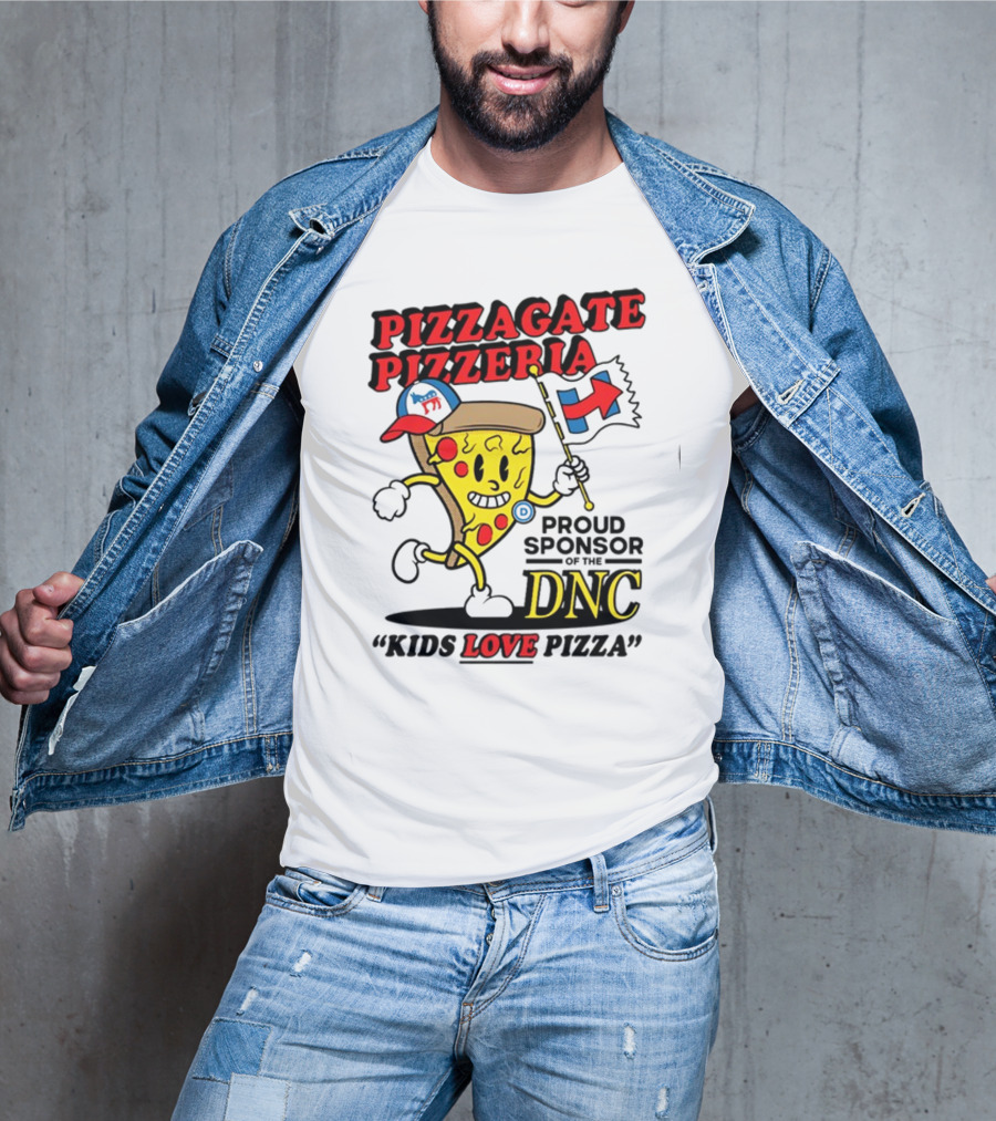 Pizzagate Pizzeria Proud Sponsor Of The DNC Kids Love Pizza T-Shirt