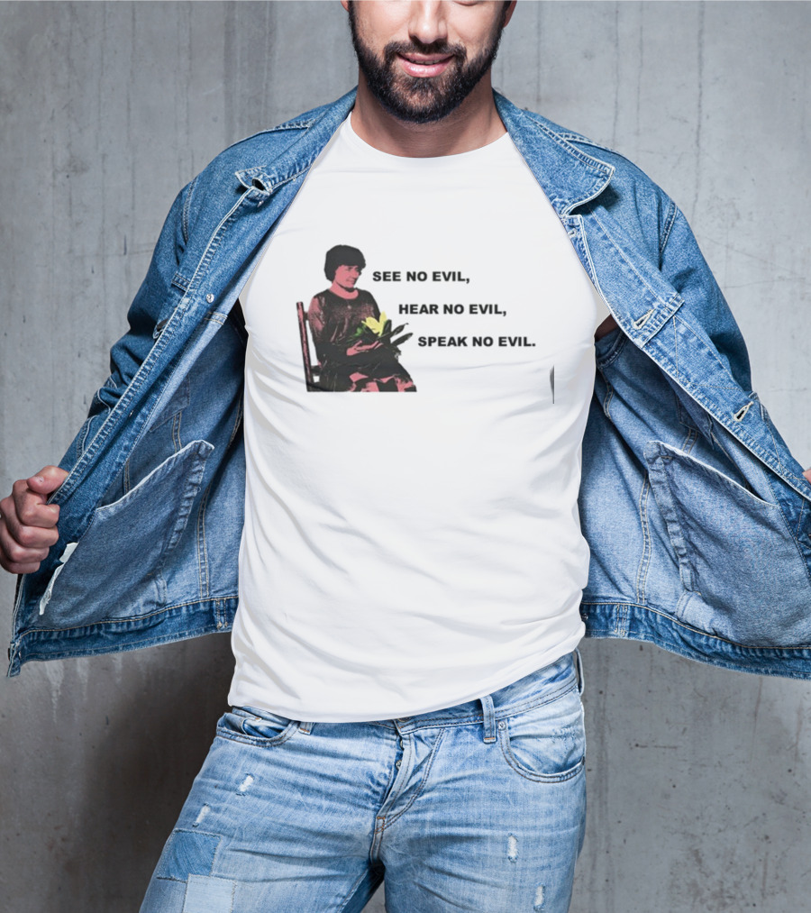 See No Evil Hear No Evil Speak No Evil Helen Keller T-Shirt