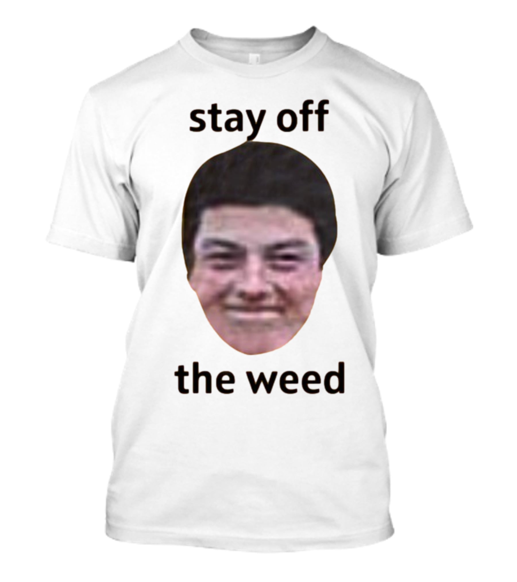 Stay Off The Weed Viktor Hovland Face T-Shirt