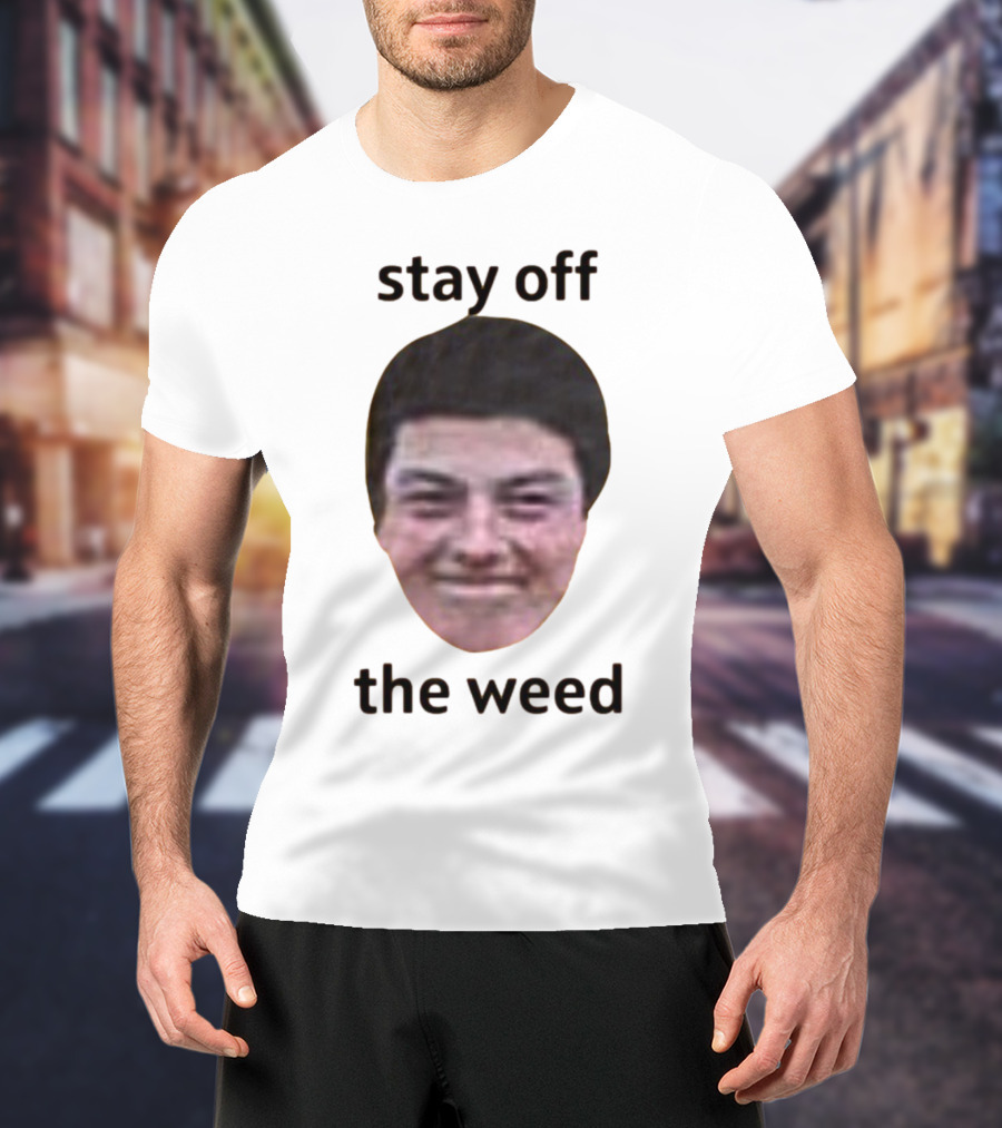 Stay Off The Weed Viktor Hovland Face T-Shirt