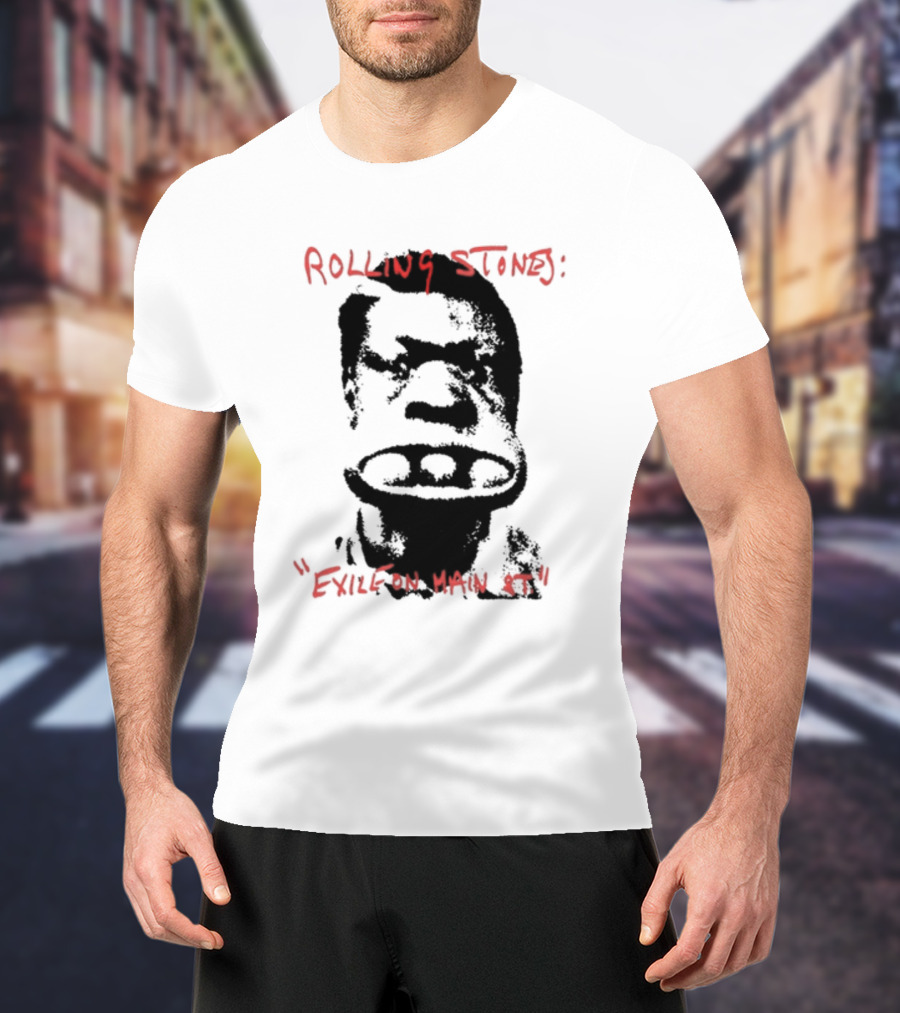 Rolling Stones Exile On Main St Sketch Face T-Shirt