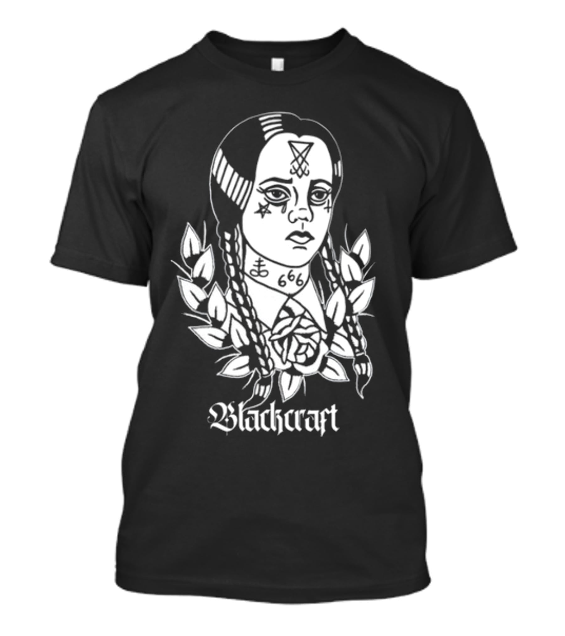 Blackcraft 666 Occult Wednesday Addams T-Shirt