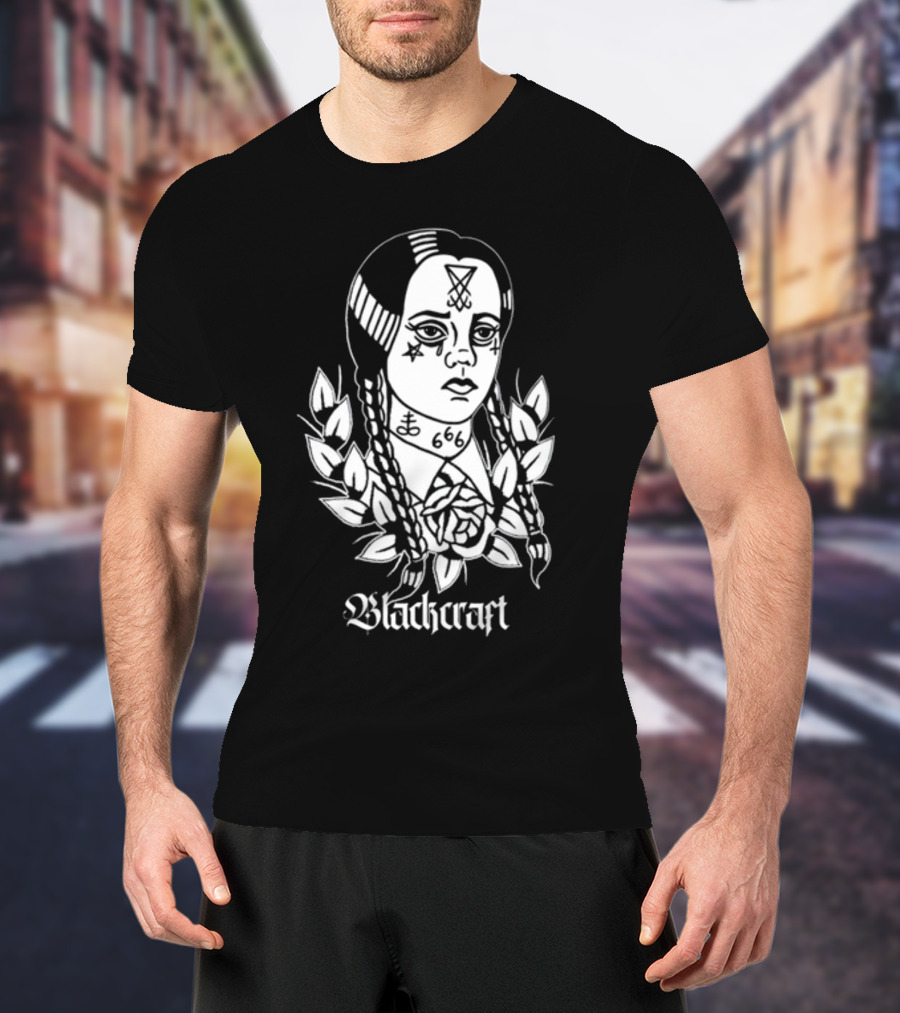 Blackcraft 666 Occult Wednesday Addams T-Shirt