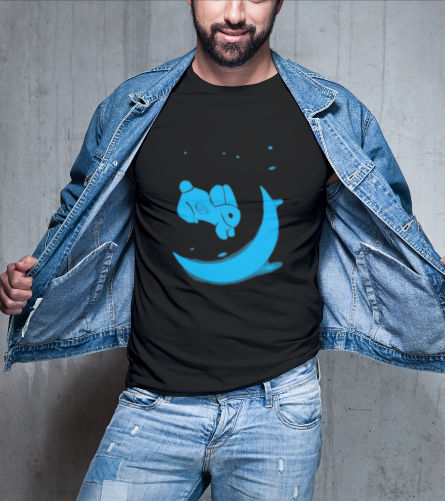 Rawpaw Jade Rabbit Moon Journey By Reghan Clark T-Shirt