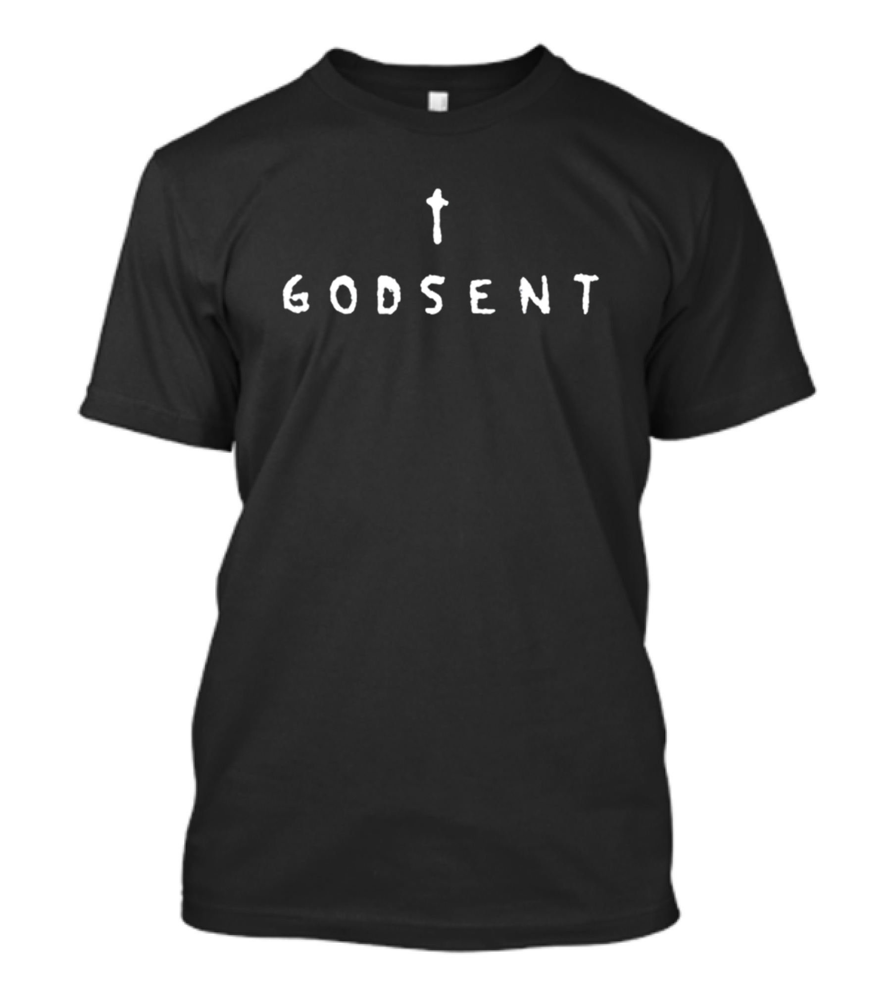 Ethel Cain Godsent Cross Symbol Text T-Shirt
