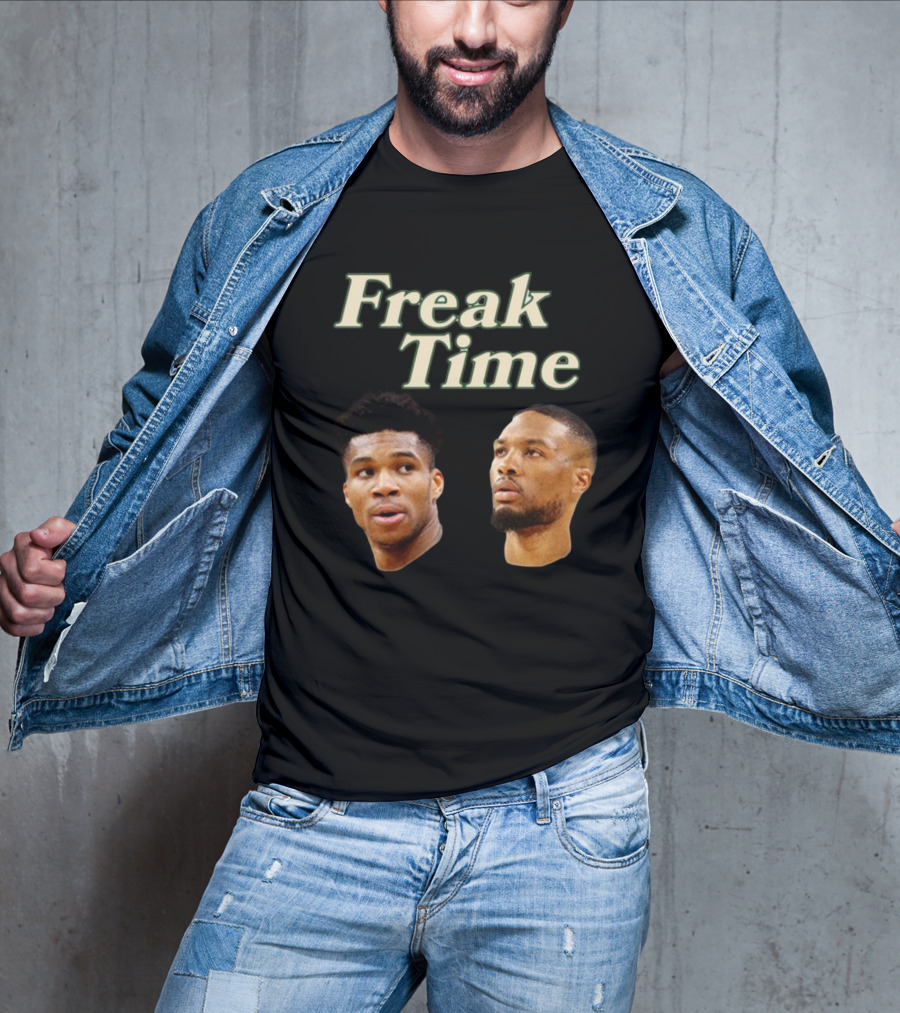Freak Time In Cream City Giannis And Damian Collaboration T-Shirt