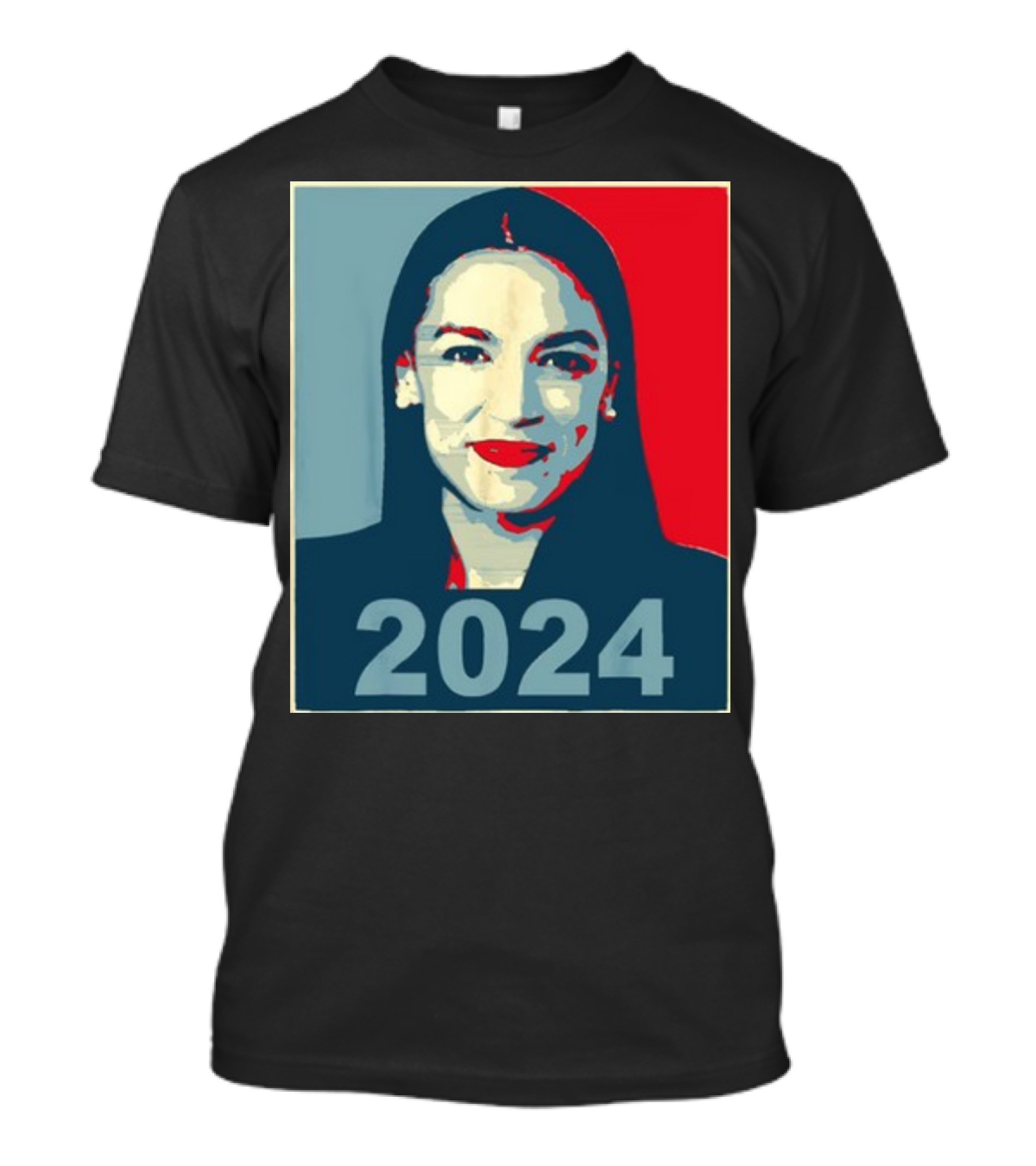 Alexandria Ocasio Cortez AOC 2024 Obama Hope T-Shirt