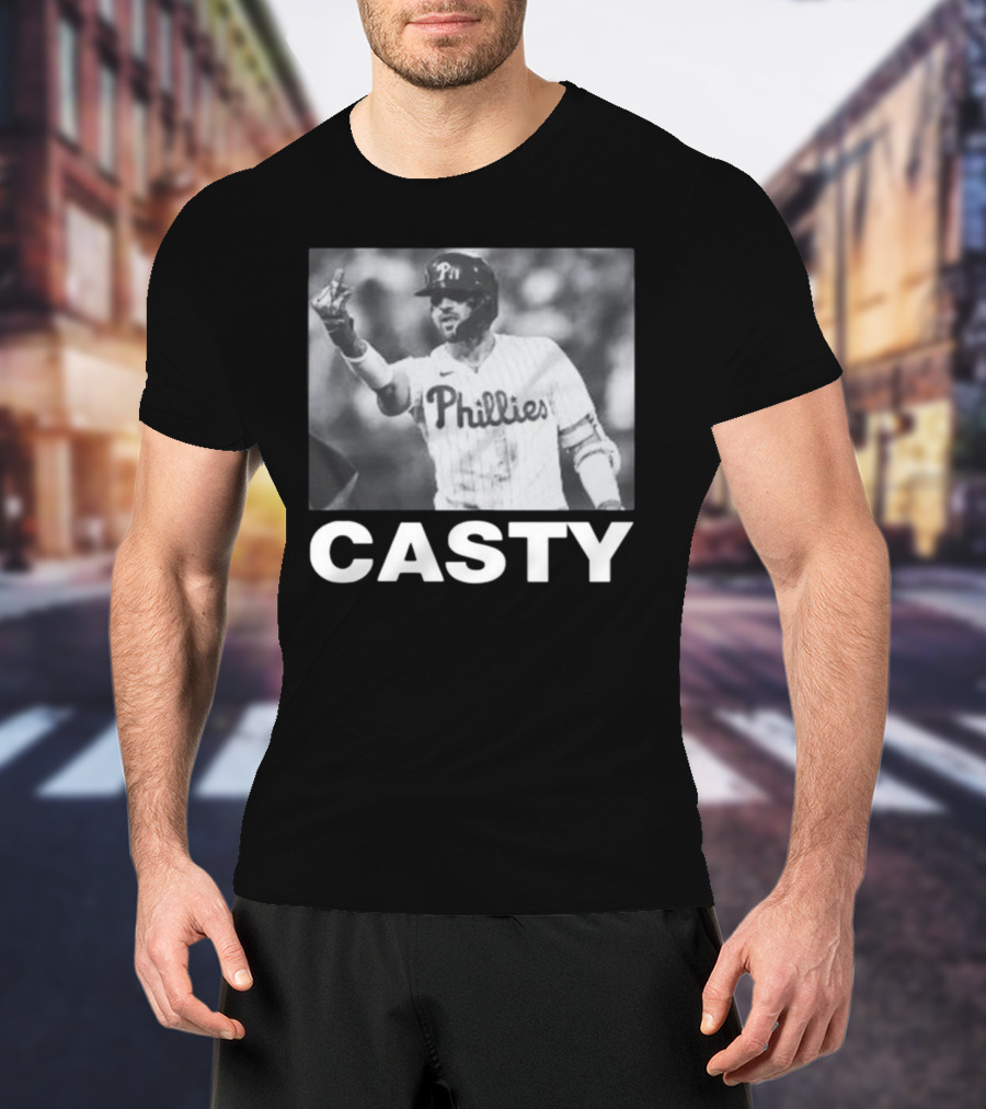 Casty Phillies Baseball Player Phillies T-Shirt