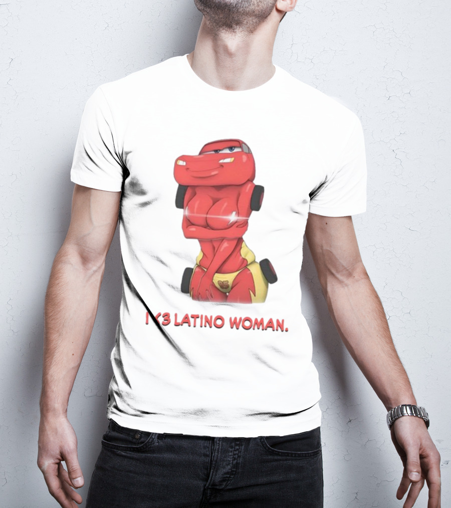 I Love Latino Woman Lightning McQueen T-Shirt