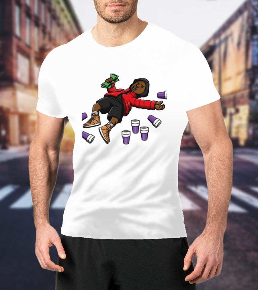 Brudderman Ayoolii Ayoolii Throwed Purple Cups And Cash Vibes T-Shirt