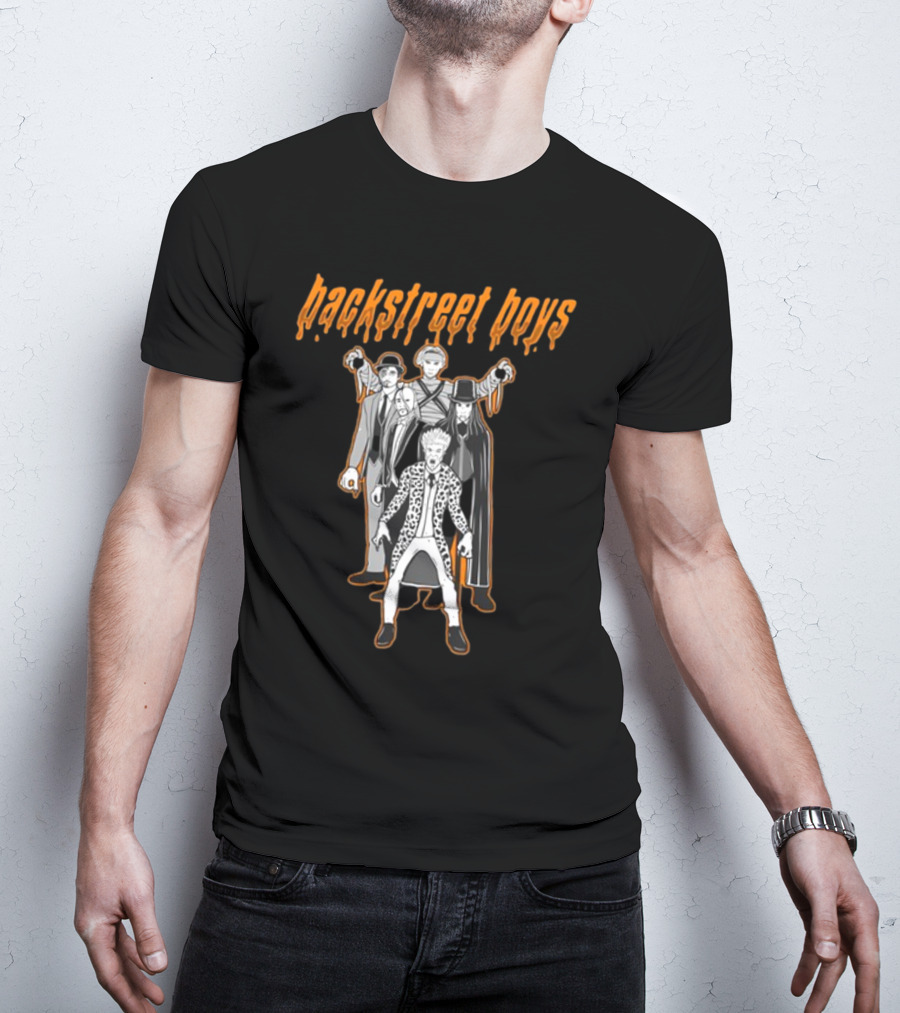 Backstreet Boys Halloween Horror Costume Characters T-Shirt
