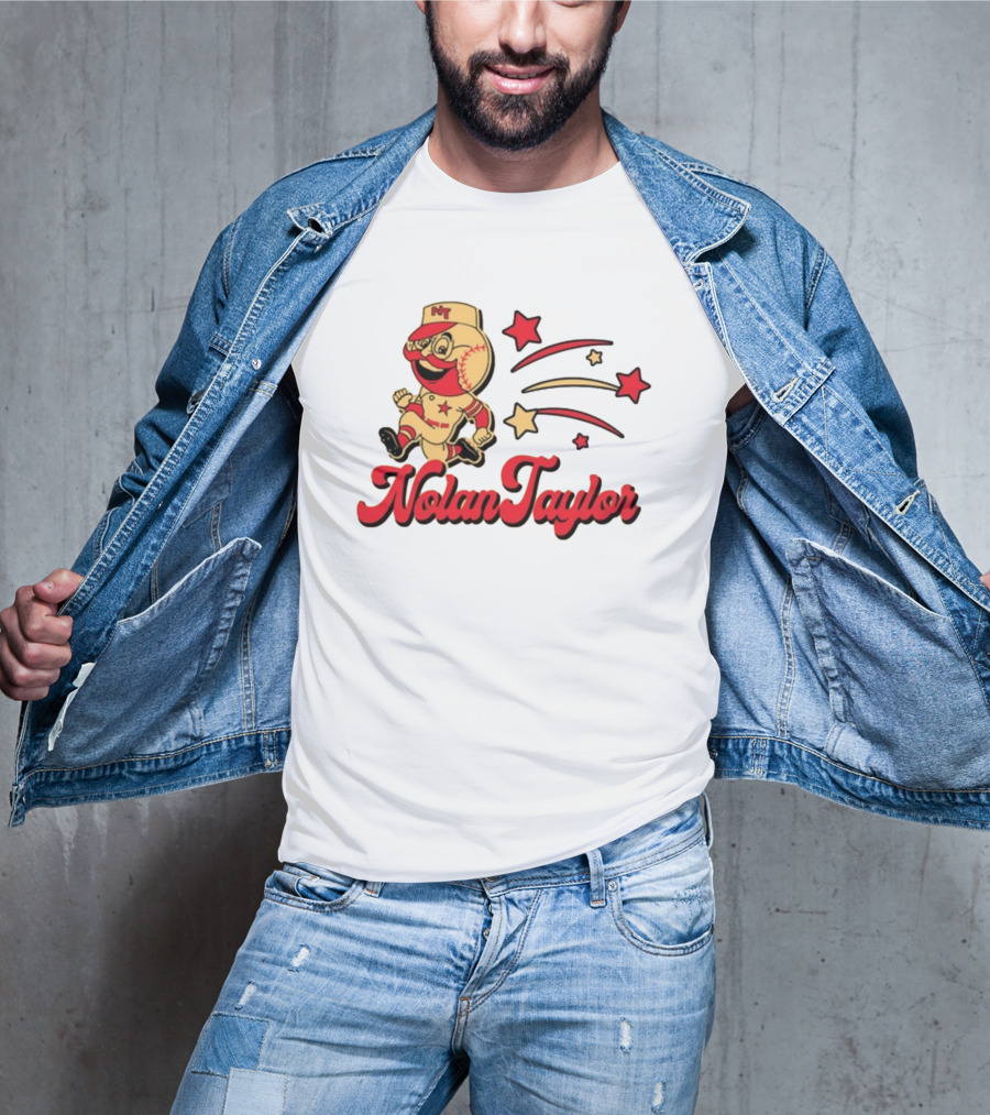 Nolan Taylor MT Mascot Stars Baseball T-Shirt
