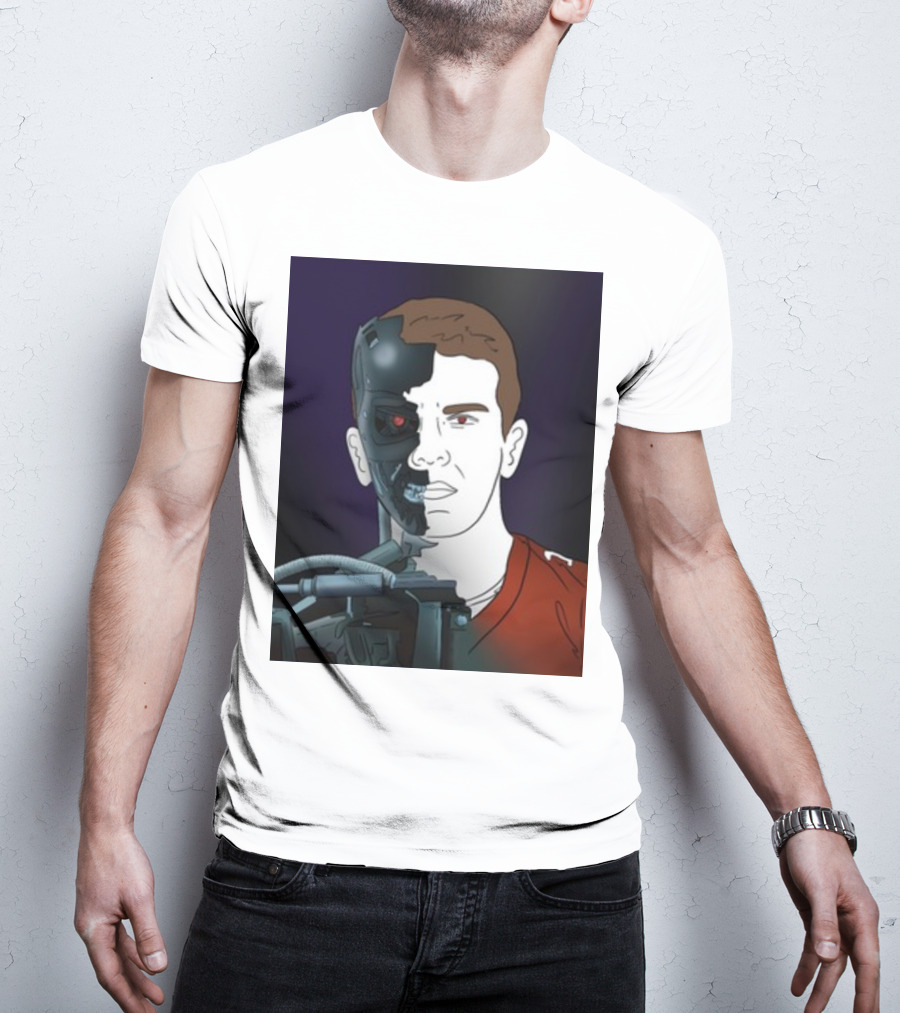 Day 17 Terminator Cyborg Purdy Quarterback Transformation T-Shirt