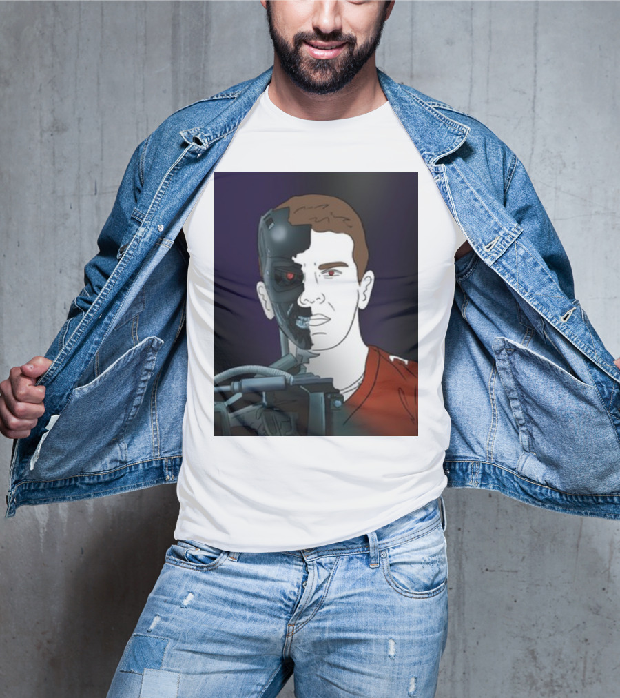 Day 17 Terminator Cyborg Purdy Quarterback Transformation T-Shirt
