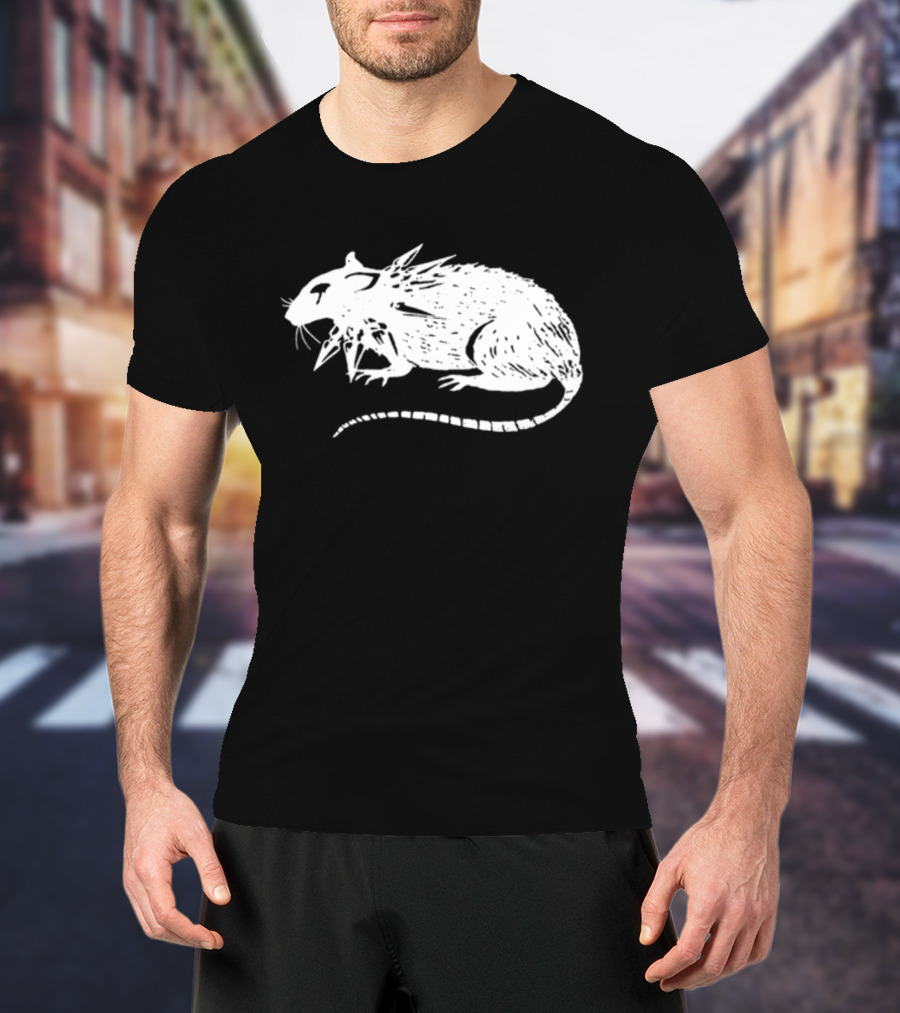Metroalternative Punk Rat Spiked Mohawk T-Shirt