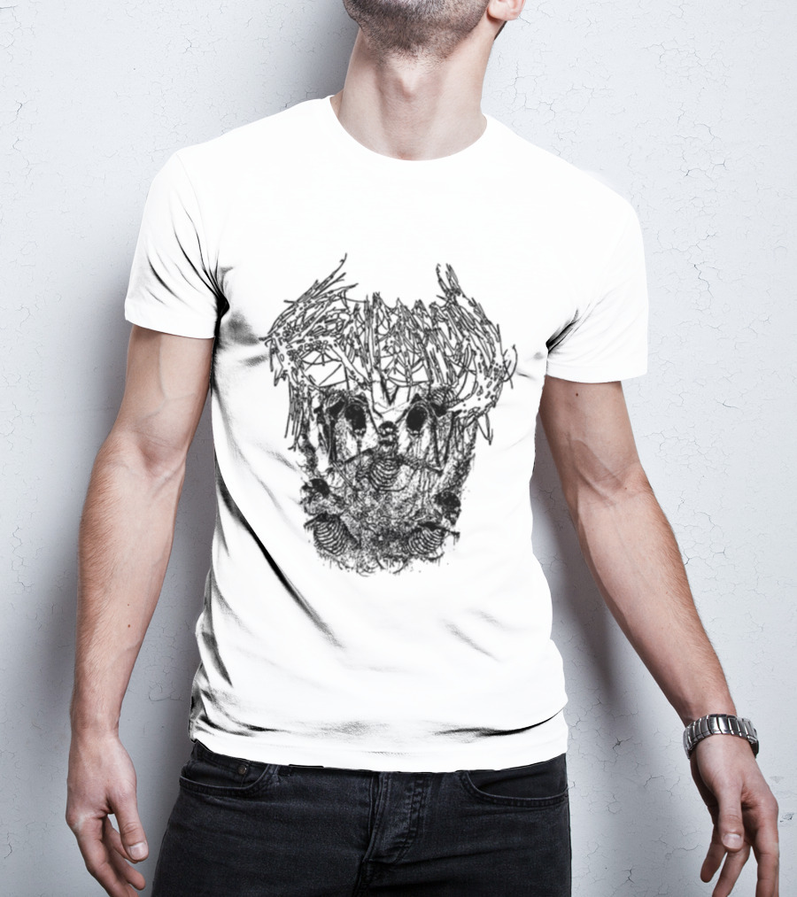 Agc Death Mosh Skull Skeleton T-Shirt