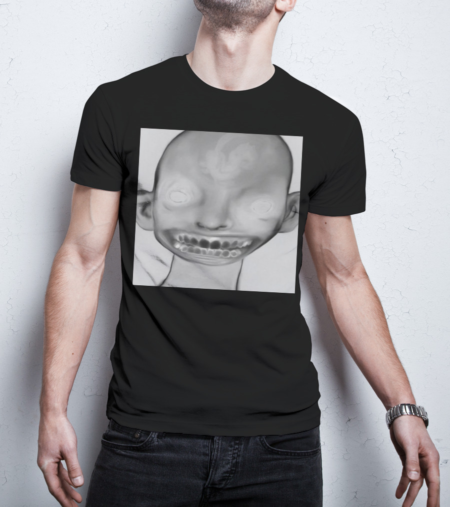 Horizonsupply Heart Stops Beating Eerie Skull Face T-Shirt