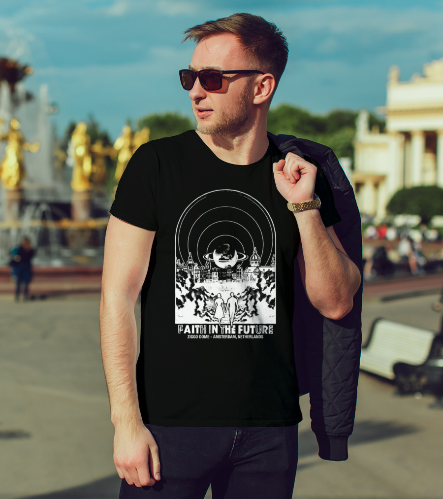 Faith In The Future Ziggo Dome Amsterdam Netherlands World Tour Orange New T-Shirt