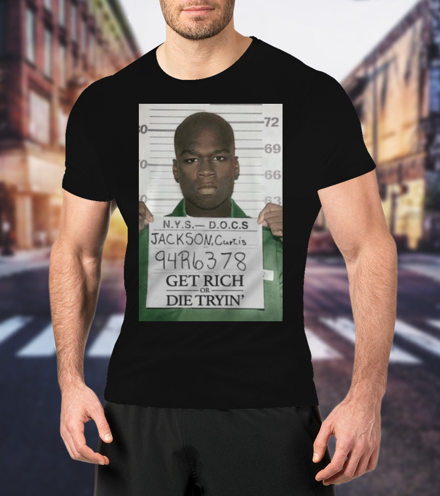 Curtis Jackson Get Rich Or Die Tryin' Mugshot 94R6378 T-Shirt